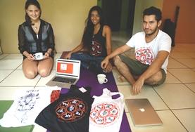Volunteer Business Business volunteers discuss how to draw up a business plan for a local entrepreneur during their internship in Costa Rica.