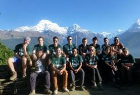 Volunteer Conservation & Environment A group of Conservation volunteers work together to monitor different species at a local reserve at the foot of the Himalayas in Nepal.