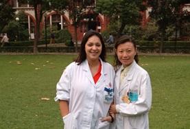 Volunteer Medical Electives A Medicine Elective intern and a local doctor stand outside our placement hospital in China.