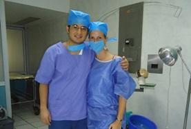 Volunteer Mexico Nursing interns prepare to observe a surgical procedure performed by skilled local doctors in a hospital in Mexico.