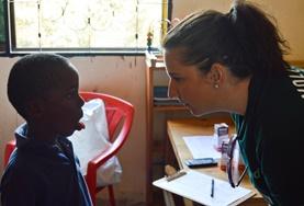Volunteer Medicine & Healthcare A Speech Therapy intern gains work experience by assessing a child in Tanzania with speech and language difficulties.