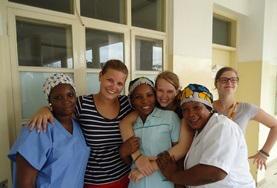 Volunteer Midwifery A group of Midwifery interns spend time learning from local medical professionals in a developing country.