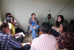 Volunteer Medicine & Healthcare A professional dietician gives a workshop on exercise and healthy eating at her volunteer placement in Samoa.