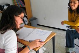 Volunteer Care A high school student receives one-on-one tutoring during her volunteer Care and Arabic language project in Morocco.