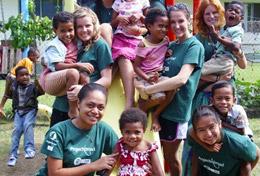 Volunteer Care High School Special volunteers spend time with local children and immerse themselves in the culture and traditions of a village in Fiji.